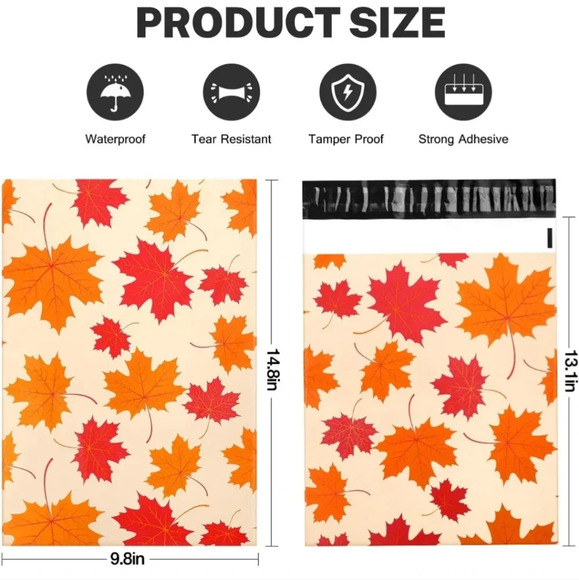 100 Pack Poly Mailers 10x13, Cute Packaging Envelope Mailers Polymailers Packagi - Picture 2 of 6